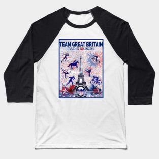 Team Great Britain - 2024 (Version 2) Baseball T-Shirt